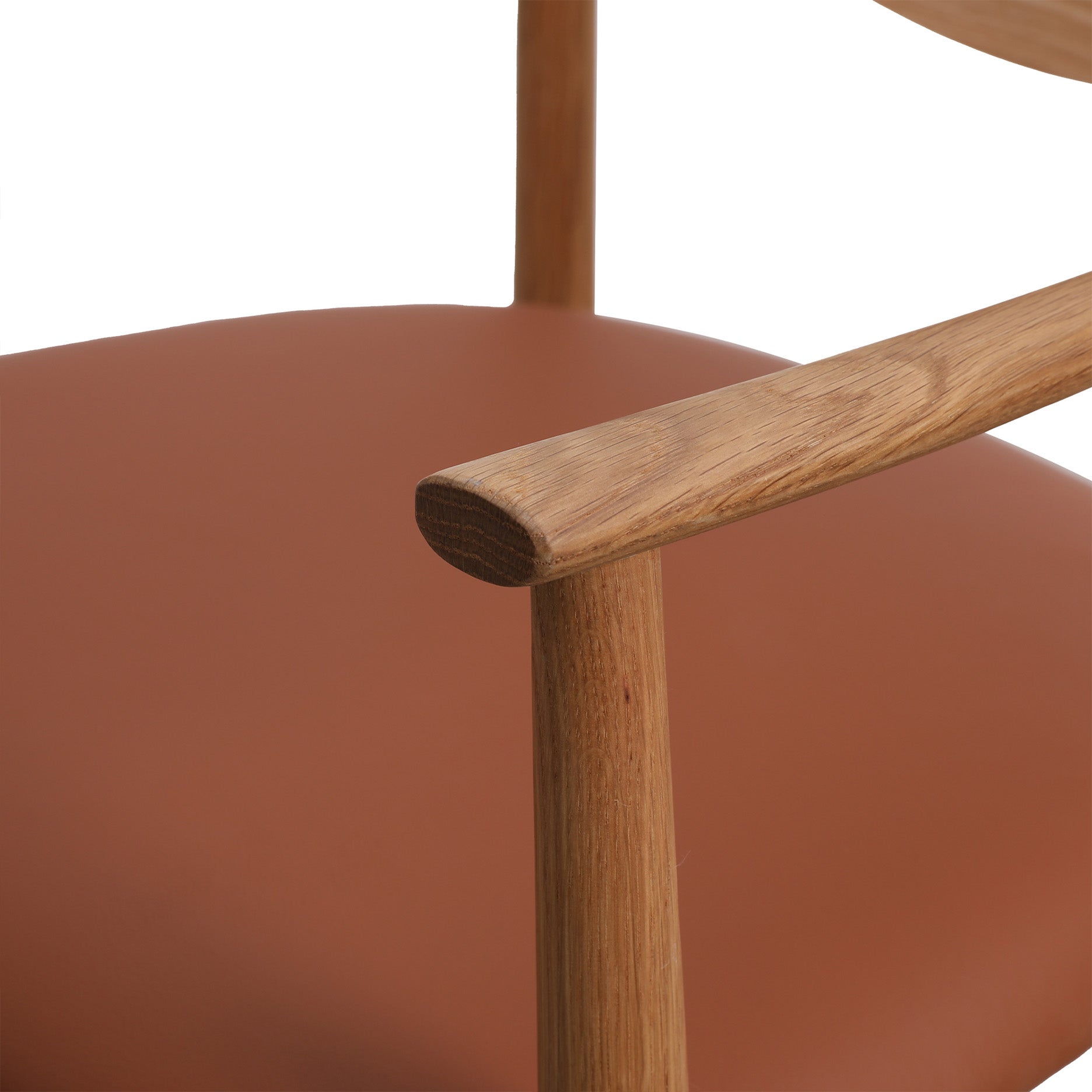 Celeste spisebordsstol m. armlæn - Læder